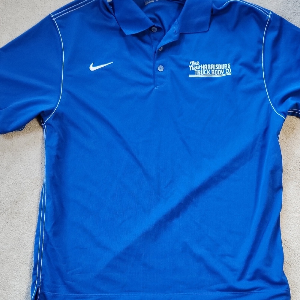 Nike Polo Golf Shirt Dry Fit Short Sleeve - Large